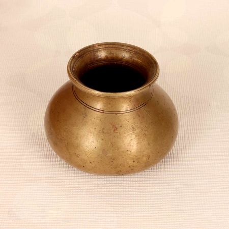 Beautiful Himalayan Art Brass Holy Water Pot for Home Decor