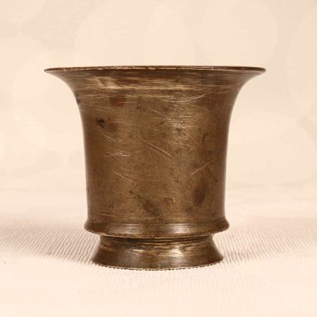Handmade South Indian Holy Water Cup Made of Finest Brass