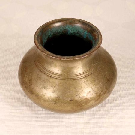 Handmade South Indian Art Holy Water Pot Made of Finest Brass