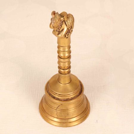 Handmade Finest Brass Nandi Temple Bell for Prayer Room