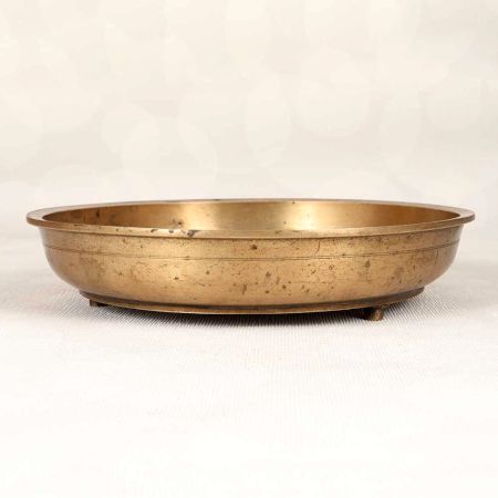 Vintage Handmade Brass Bowl God Bathtub for Decoration