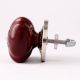 Solid Cherry Square Ceramic Wardrobe Knob