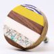 Multicolor Resin And Wood Cabinet Knob
