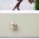 Tropical Fruits Animals Ceramic Cabinet Knobs  with Gold Work