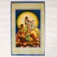 Vintage Oleograph Paper Print of Lord Krishna and Goddess Radha
