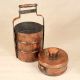 Vintage Handmade Copper Tiffin Box for Collection and Decoration