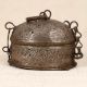 Handmade Vintage Copper Paan Daan for Collection and Decor