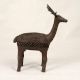 Handmade Vintage Brass Standing Deer in Bastar Art