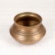 Vintage High-Quality Brass Water Pot from Gujarat for Home Decor