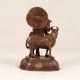 Handmade Brass Lord Krishna Statue with Cow for Prayer Room