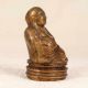 Handmade Vintage Brass Laughing Buddha in Chinese Art