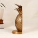 Small Vintage Brass Half Pineapple for Home Decoration