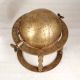 Decorative Handmade Brass Islamic Art Globe for Collection