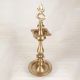 Traditional Handmade Brass Oil Lamp in Vintage Finish for Decor