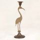 Beautiful Bird Candle Holder Made of High-Quality Brass