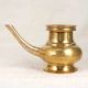 Shiny Golden Brass Water Pot with Spout for Home Decoration