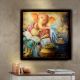 Lord Ganesha Canvas Painting for Prayer Room