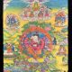 Lord Ganesha Vintage Thangka Painting for Prayer Room