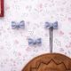Grey Ceramic Bow Modern Wall Hook-Pack of 3