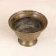 Handmade Finest Brass Kumkum Tilak Cup in Brown Finish