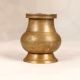 Vintage Brown Handmade Brass Water Pot for Flower Decoration