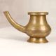Vintage Handcrafted Holy Water Pot with Spout Made of Brass