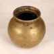 Beautifully Engraved Brass Holy Water Pot for Flower Decoration