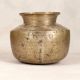 Vintage Finish Handmade Brass Holy Water Pot for Rituals