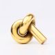 Handmade Solid Golden Brass Knot Cabinet Knob