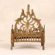 Beautiful Jali Work Lord Krishna Bed Singhasan Made of Brass