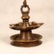 Handcrafted Indian Brass Hanging Oil Lamp for Temple