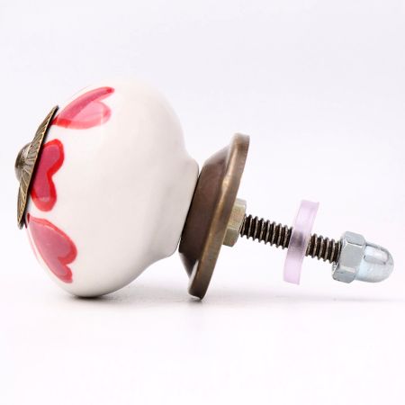 Pink Heart Knob