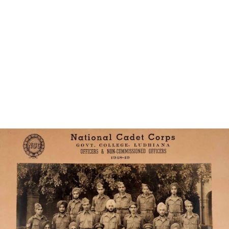 National Cadet Corps Vintage Paper Photograph for Collection