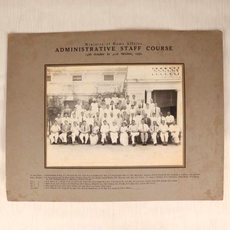 Administrative Staff Course Paper Photograph for Collection