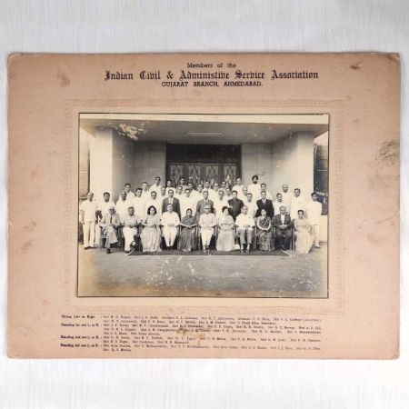 Group Paper Photo of Indian Civil & Administive Service Association
