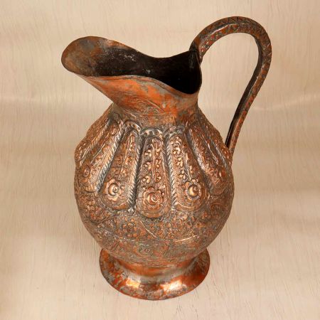 Vintage Handmade Islamic Art Jug Crafted from Premium Copper