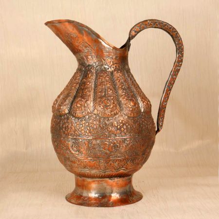 Vintage Handmade Islamic Art Jug Crafted from Premium Copper
