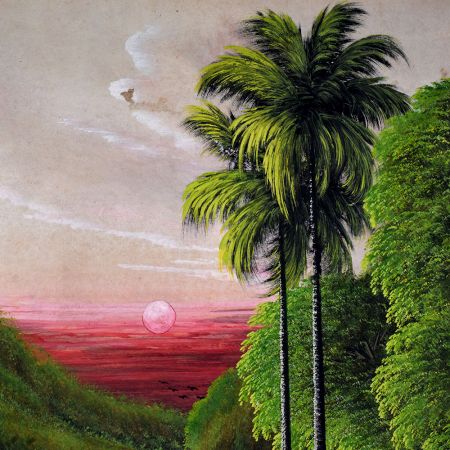 Stunning Paper Painting of Scenery for Hanging Decoration