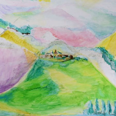 Stunning Art on Canvas by Renowned Artist Rosemarie Gorke