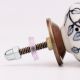Grey Tiny Flower Cabinet Knob