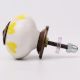 Yellow Heart  Ceramic Drawer Knob