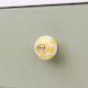 Yellow Heart  Ceramic Drawer Knob