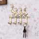 Brass Mother and Baby Geese Wall Hook Key Holder