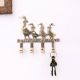 Brass Mother and Baby Geese Wall Hook Key Holder