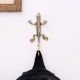 Golden Brass Lizard Wall Hook