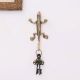 Golden Brass Lizard Wall Hook