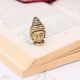 Antique Golden Brass Buddha Face Agarbatti Holder Stand