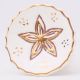 Golden Flower Ceramic Kitchen Cabinet Knob