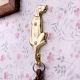 Brass Polish Dog Tail Wall Hook
