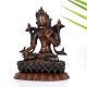 Vintage Copper Goddess Tara Statue in Tibetan Art
